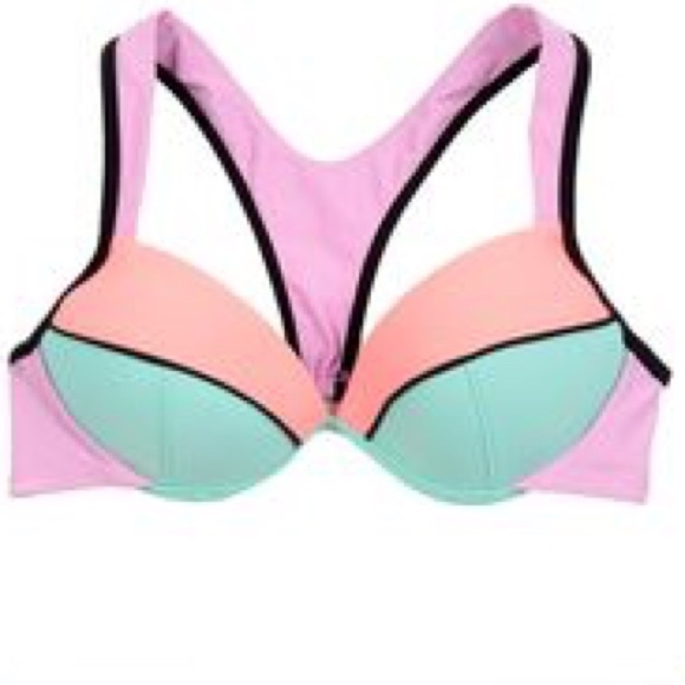 Xhilaration Racerback Push-up Bikini Top
